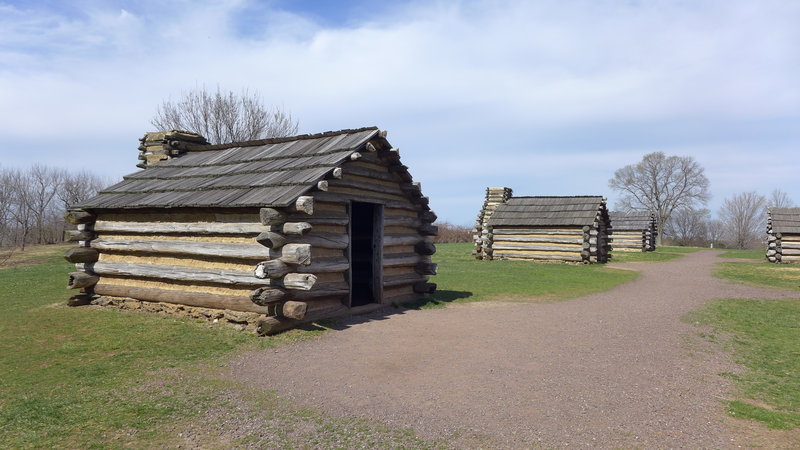 Historic cabins.