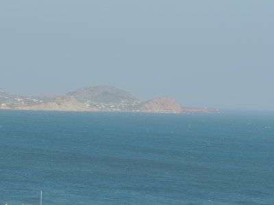 Look off looking toward Entry Island.