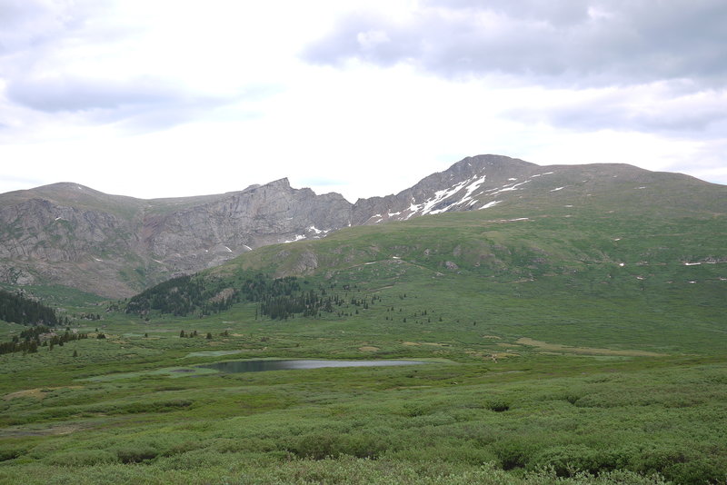 The lushness of the trailhead is a bit of a surprise!