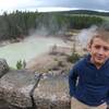 Gabriel at Sulfur Cauldron.