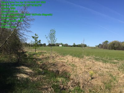 From the Southern Perimeter Trail looking back to the Brawner Farmhouse.