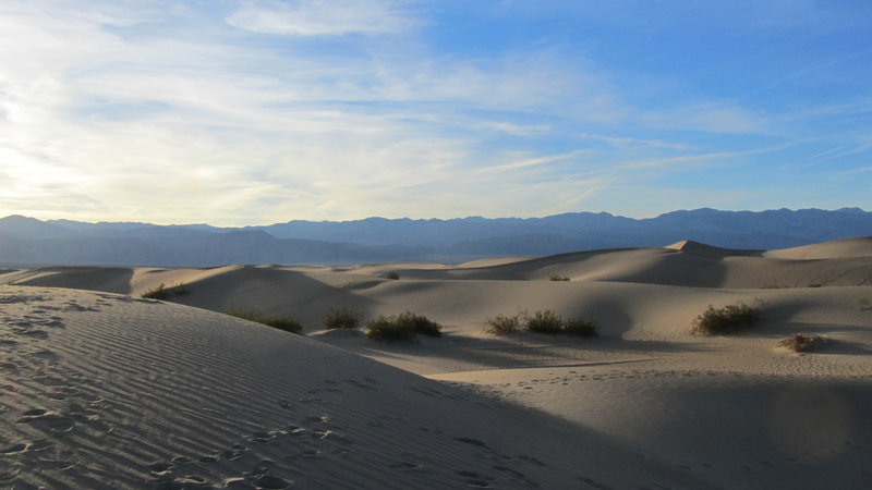 On the Mesquite Flat Sand Dunes.