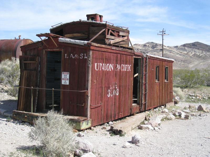 Old Union Pacific train car.