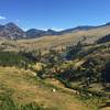 The Hellroaring Creek Trail drops quickly from the trailhead to the Yellowstone River.