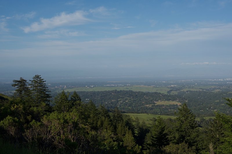 The view is pretty awesome up on top. It is windy, so make sure you have warmer clothing.