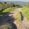 The trail is rough in areas due to wash out or being torn up by mountain bikers or horseback riders.