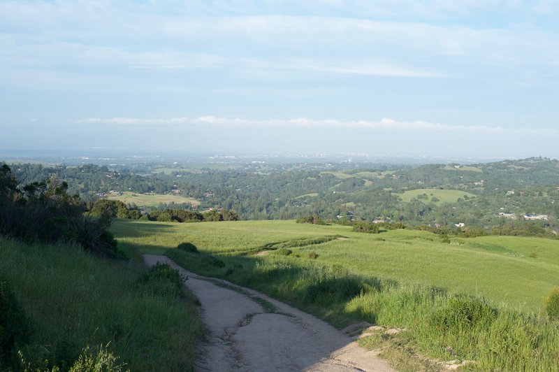 The trail, the fields, and the views make this trail great, despite the steep grade of the trail.