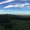 Views of the Serpentine Trail and Sylvan Trail work their way through the preserve as the San Francisco Bay sits in the background.