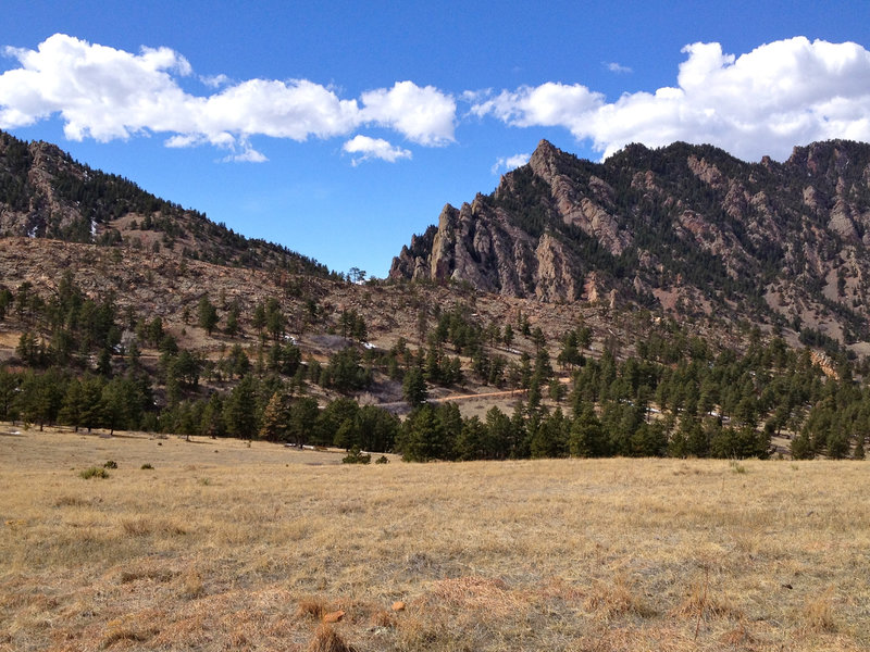 Look west and see mountains. Look east and see the plains.