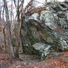 Large rock overhang, Frazier Discovery Trail. with permission from rootboy