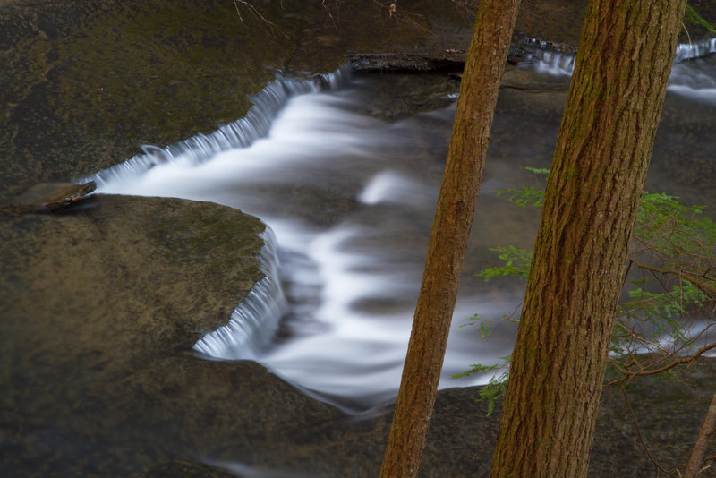 A cascade along Fiery Gizzard.