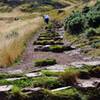 Oasis from the crowded streets of Edinburgh on the trails of Arthur's Seat, an ancient volcano