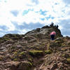 Near the summit of Arthur's Seat