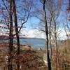 View of the harbor from behind the Cold Spring Harbor Library