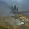 Ledge Geyser cone in the Porcelain Basin.