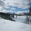 Sheepeater Ski Trail looking southwest to the Gallatin Range.