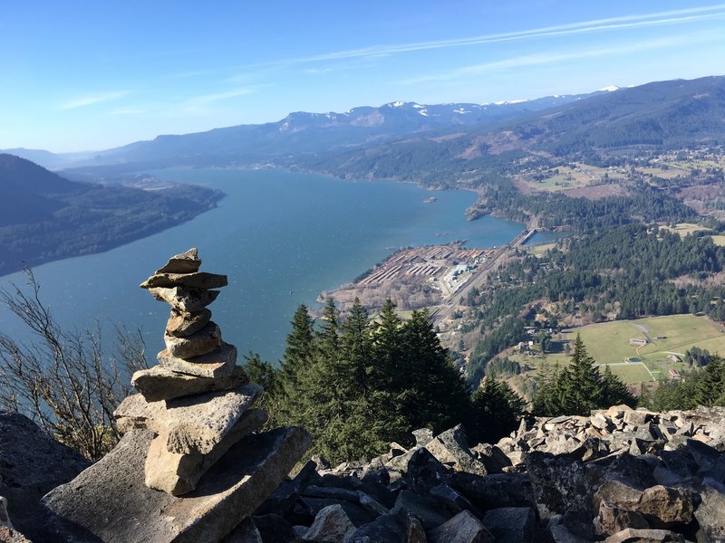 Wind Mountain rock cairn.