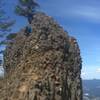 The climb to the top of Indian Point, April 03, 2016