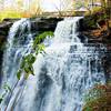 The beautiful Brandywine Falls in the fall.