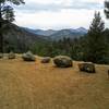 The view of Indian Peaks from Chapman Drive.