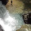 From the top of Kilgore Falls looking down into the water below.