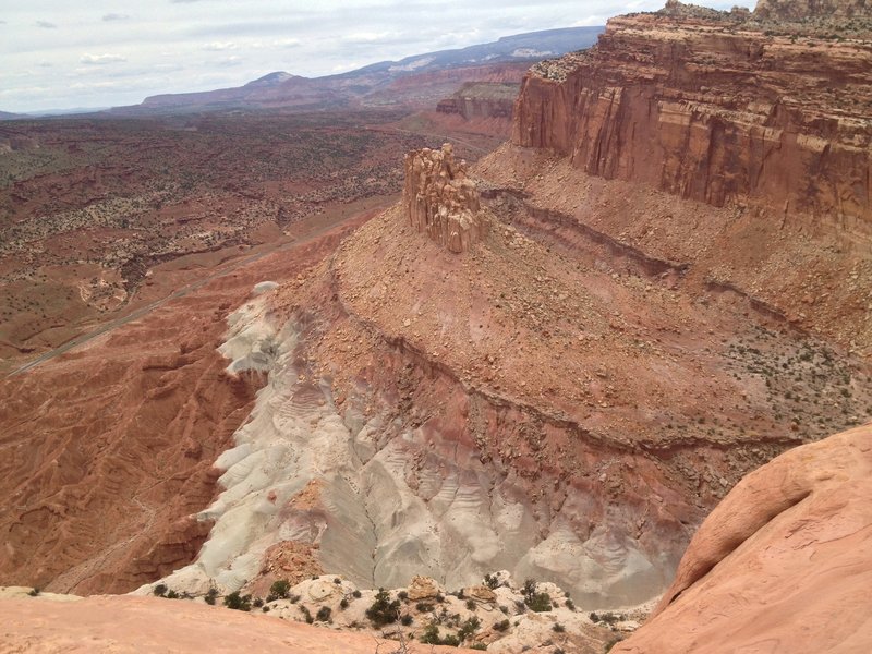 View of the Castle from the midpoint of the trail.