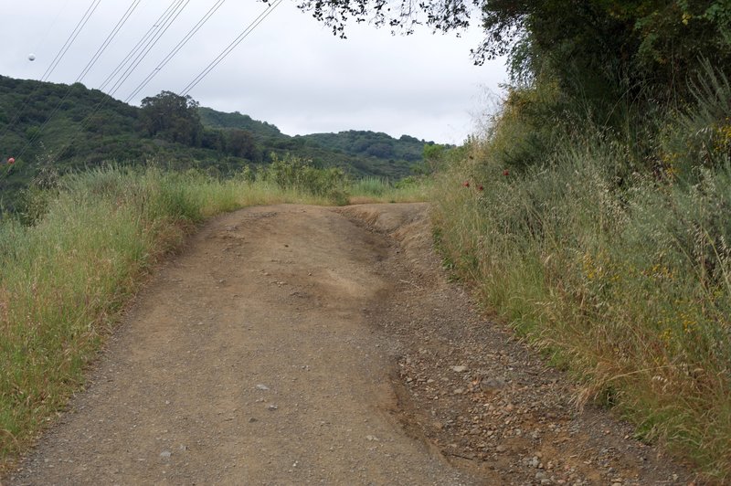 Some of the trail suffers from erosion in the winter.