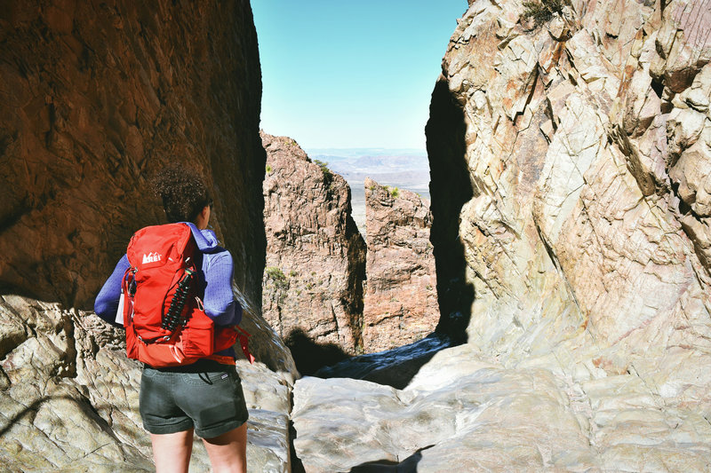 Overlook at "The Window" in Big Bend National Park