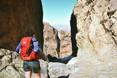 Overlook at "The Window" in Big Bend National Park
