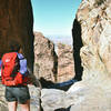 Overlook at "The Window" in Big Bend National Park