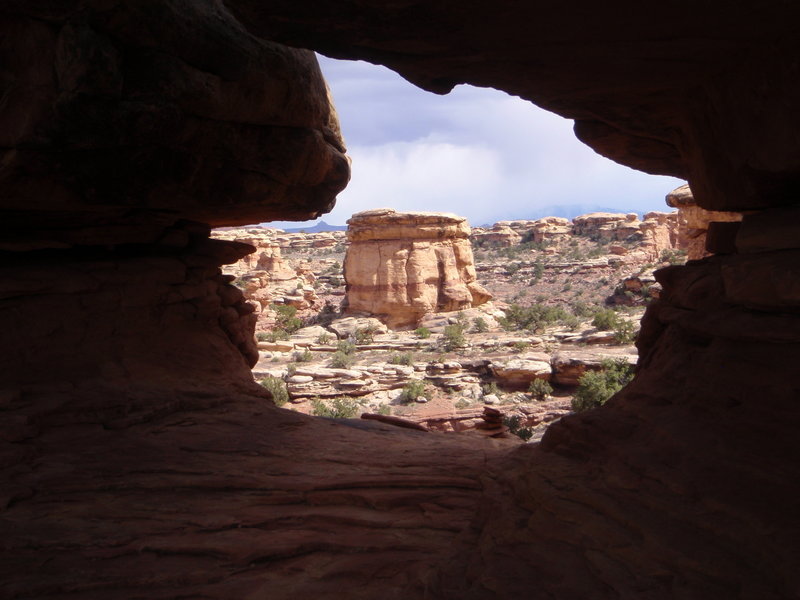 On the trail to Confluence Point. with permission from BoulderTraveler