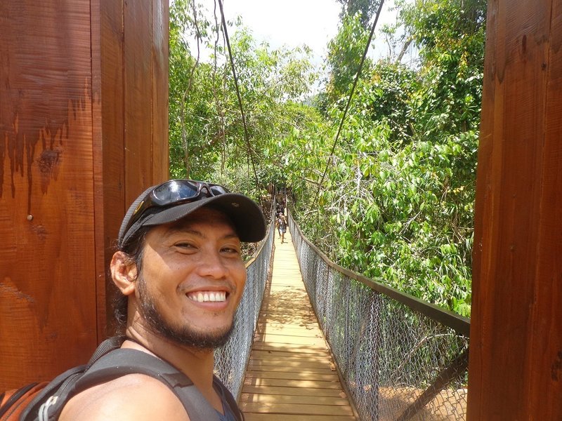 The 1st bridge of Mt. Hamiguitan Trail Race.