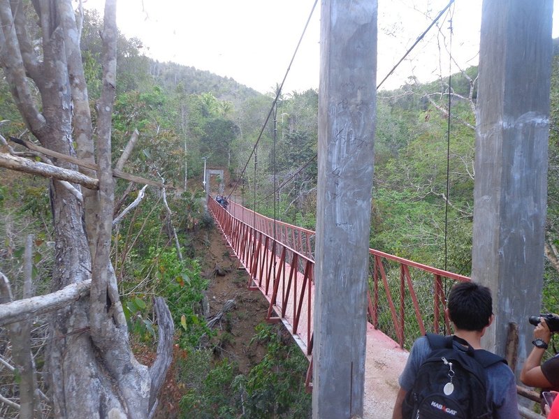 The second hanging bridge.