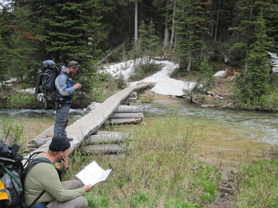 Crossing Death Canyon Creek... again.