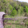 One of the walkways crossing Cheat Lake.