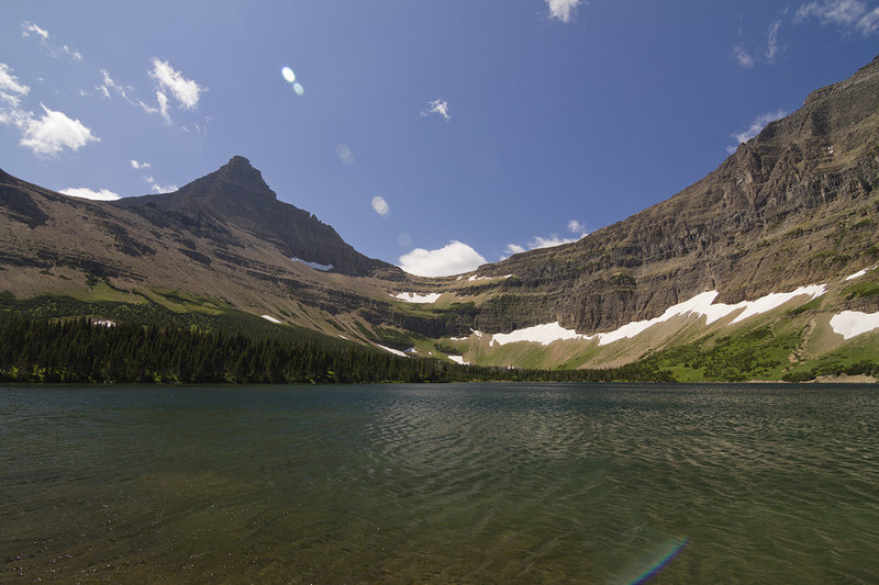 Oldman Lake from the shoreline.