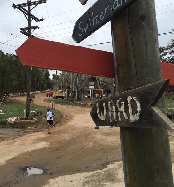 Entering downtown Gold Hill...the final stretch to the finish. Photo - Michelle Smith.