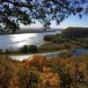 View from the top of Effigy Mounds Monument.