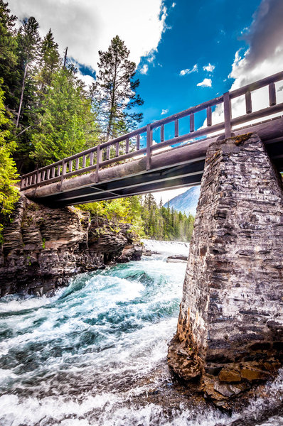 Bridge over the river.