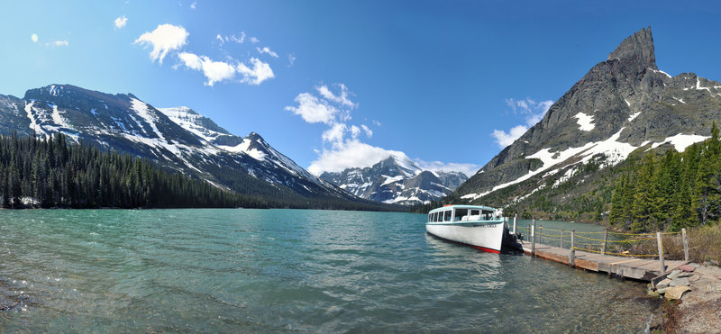 The boat dock on Lake Josephine.