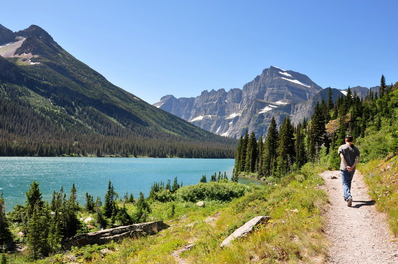 Beautiful day for a hike. with permission from Dominique Hazard