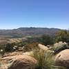 Looking east over Happy Valley with Little Rincons in the distance.