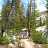 Typical high Sierra terrain along the Clouds Rest Trail. with permission from MrRedwood