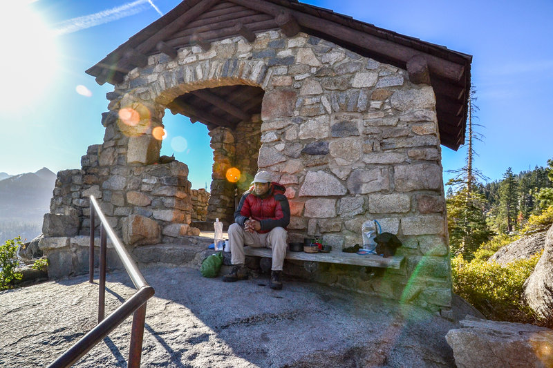 Great place to stop and take in the view at Glacier Point.