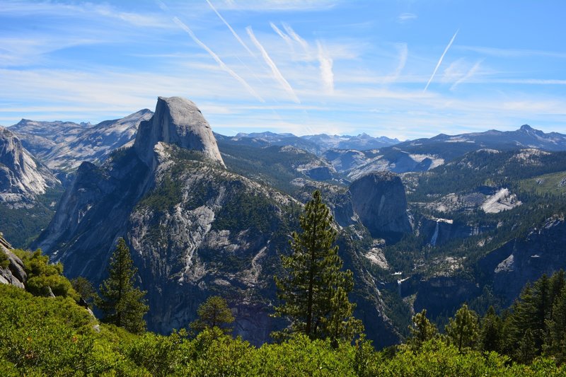 A lovely summer day at Glacier Point.