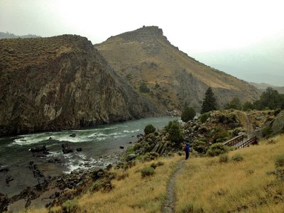 Yellowstone River near the Bear Creek bridge.