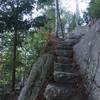 Stone steps on Kurt Diederichs Climb.