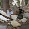 Emerald Lake Campsite entrance on Lakes Trail.