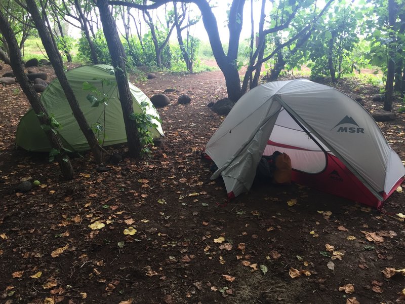 Kalalau Beach Campsite.