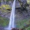 View of the 289-foot Elowah Falls waterfall on Gorge Trail #400.